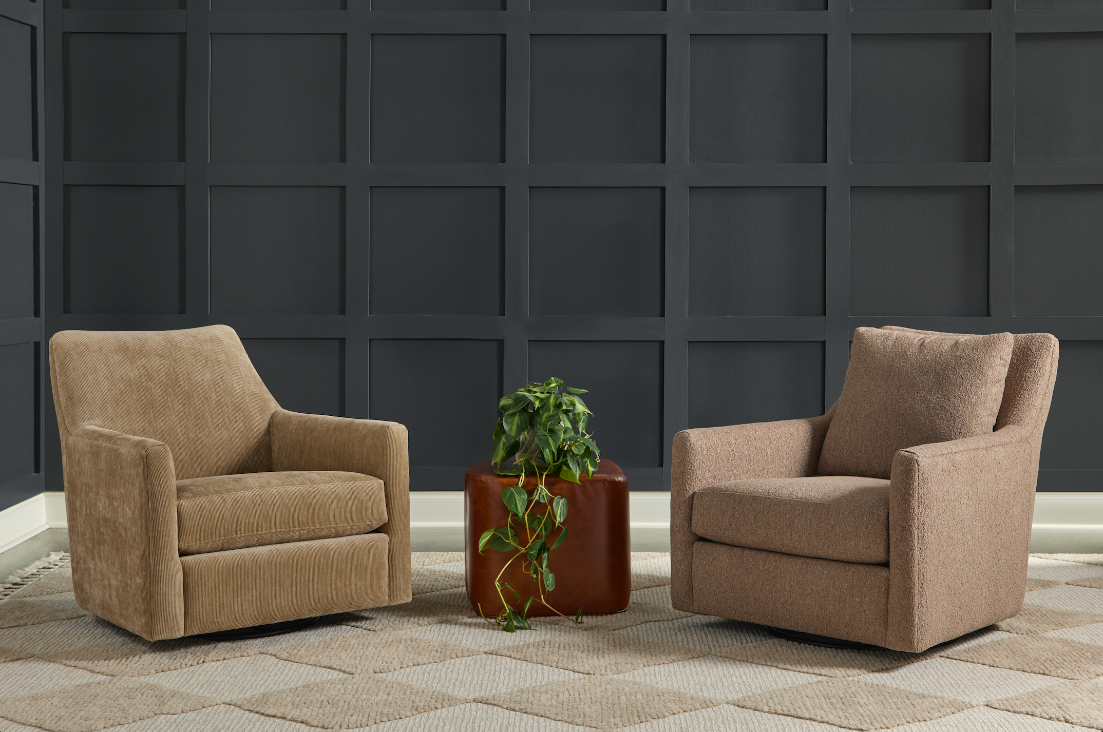 Willow 34" Quick Ship Swivel Chair