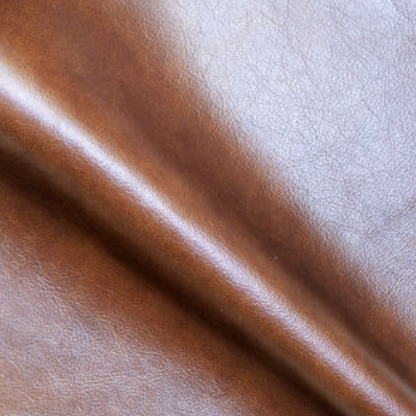 Marshall 40" Rectangular Top Grain Leather Ottoman - Tombstone Antique