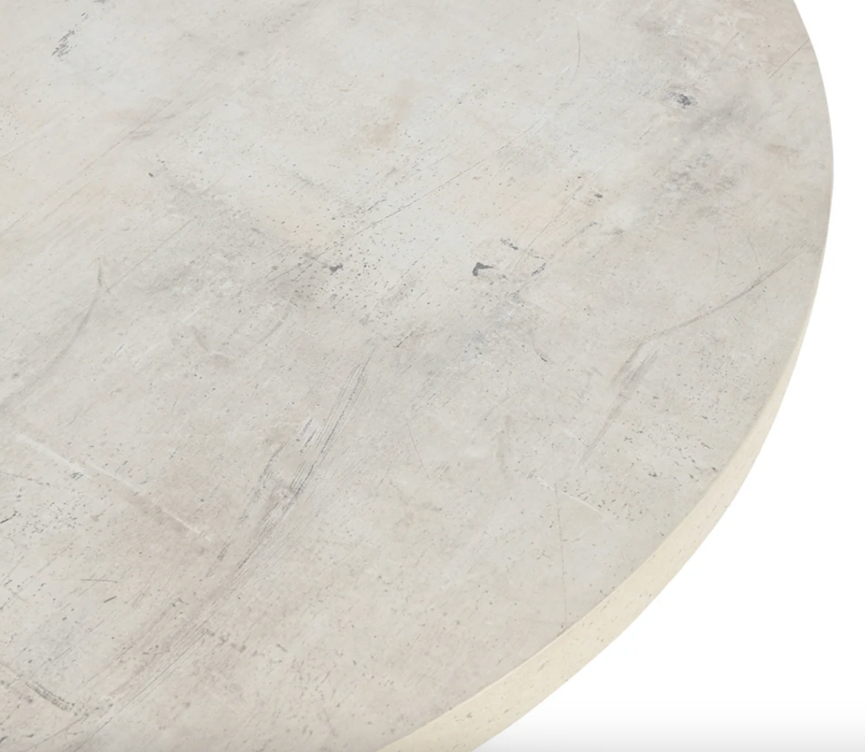 Breckenridge 48" Round Coffee Table - Reclaimed Pine + Cloud Cement