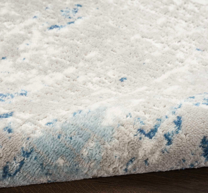 Quartz Area Rug - Ivory/Grey/Blue