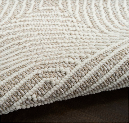 Strata Area Rug - Beige Ivory