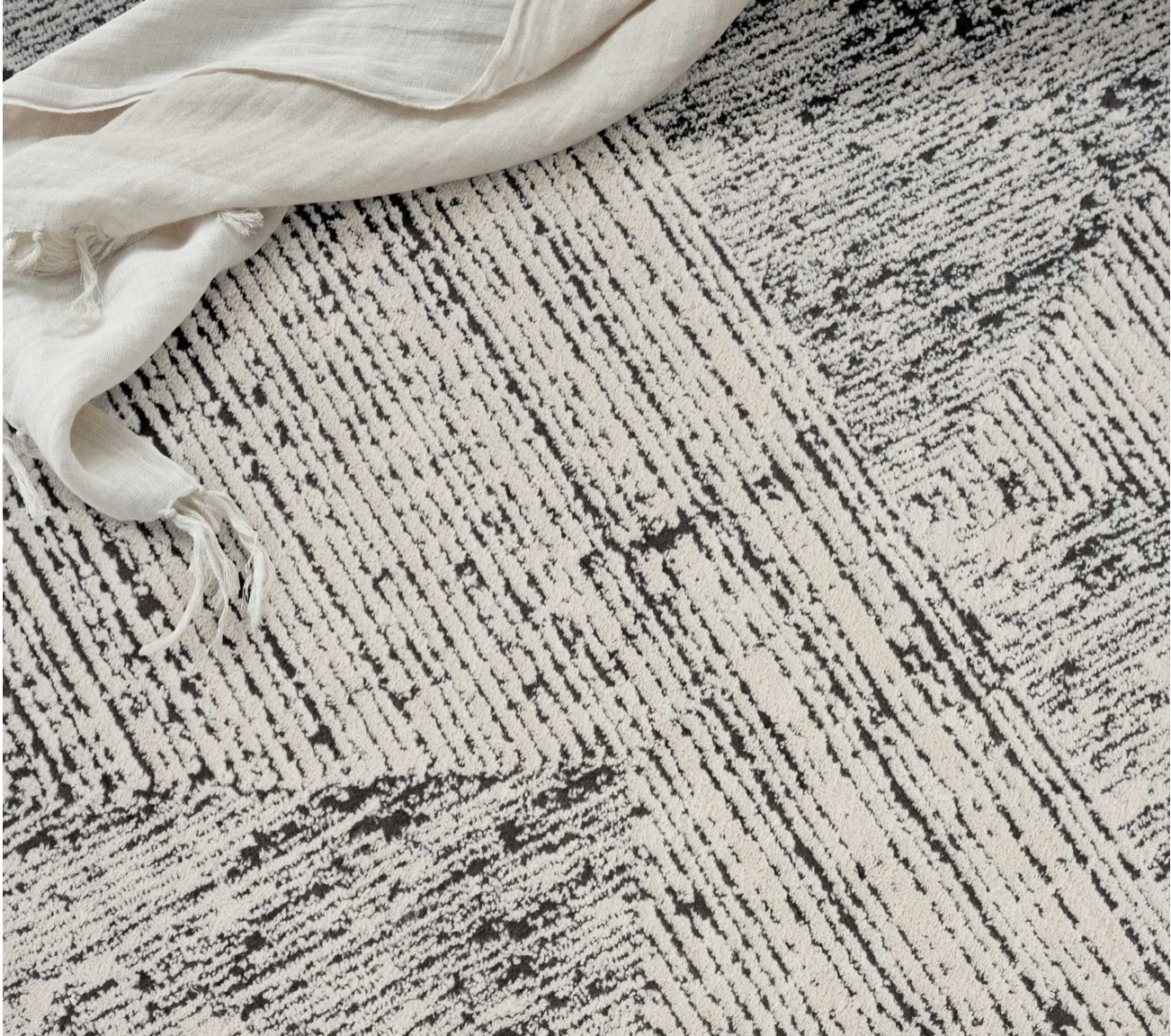 Urban Area Rug - Cream Black