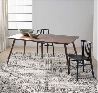 Urban Area Rug - Cream Black