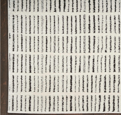 Tribeca Area Rug - Ivory Black