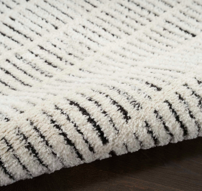 Tribeca Area Rug - Ivory Black