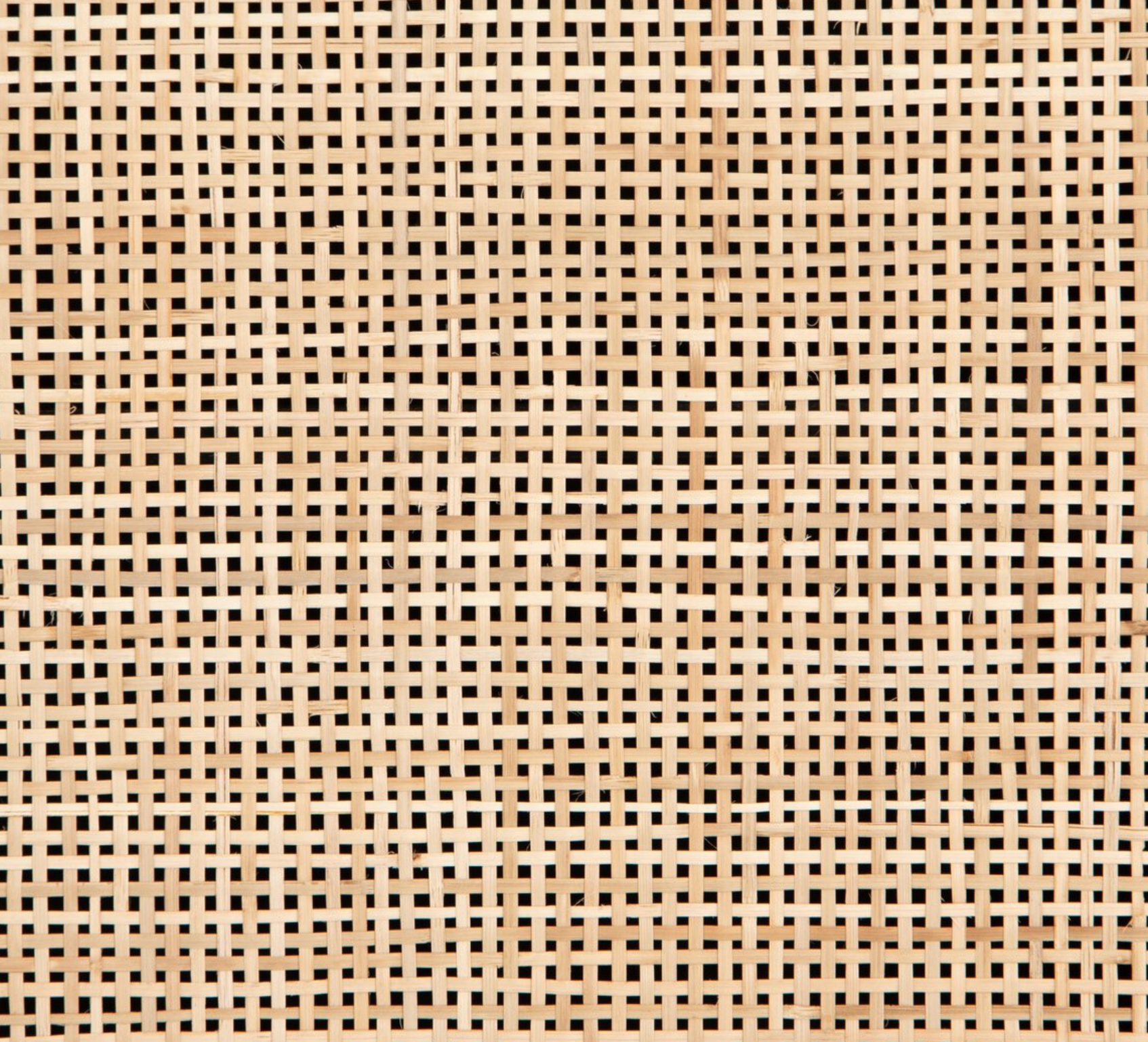 Marcelo 34" Tall 3 Drawer Chest - Black + Cane