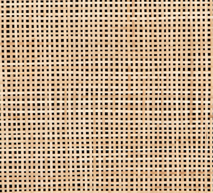 Marcelo 34" Tall 3 Drawer Chest - Black + Cane