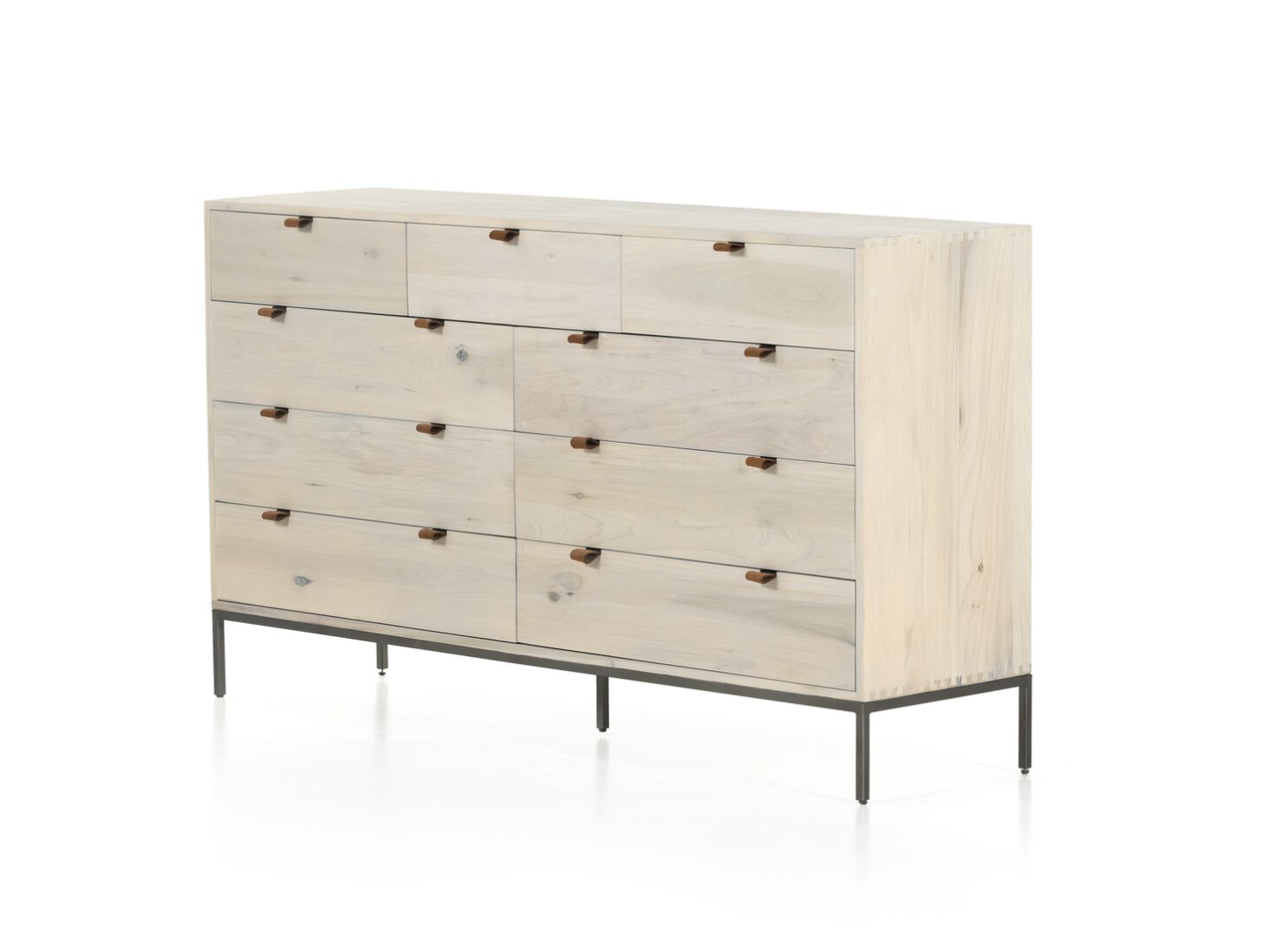 Marcel 70" 9 Drawer Dresser - Dove Poplar