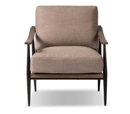 Clark 29" Occasional Chair - Warm Crypton Taupe