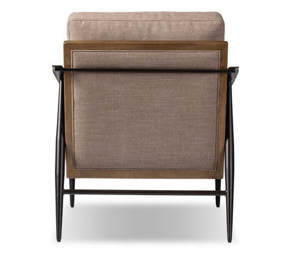 Clark 29" Occasional Chair - Warm Crypton Taupe