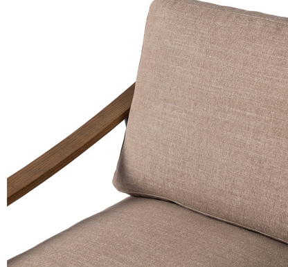 Clark 29" Occasional Chair - Warm Crypton Taupe