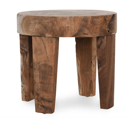 Solstice 18" Round Accent Table - Natural