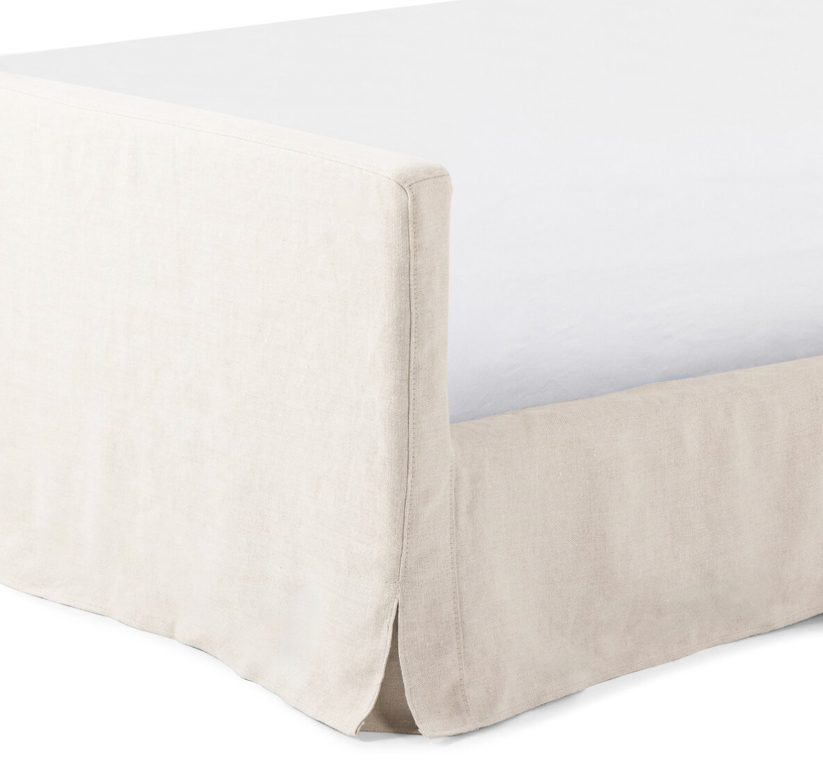 Darla 67" Slipcovered Queen Bed - Natural