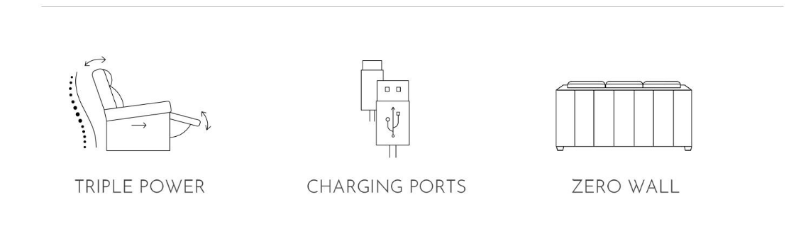 Fraser 77" Top Grain Power Motion Reclining Sofa - Camel