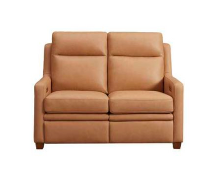 Fraser 55" Top Grain Power Motion Reclining Loveseat - Camel