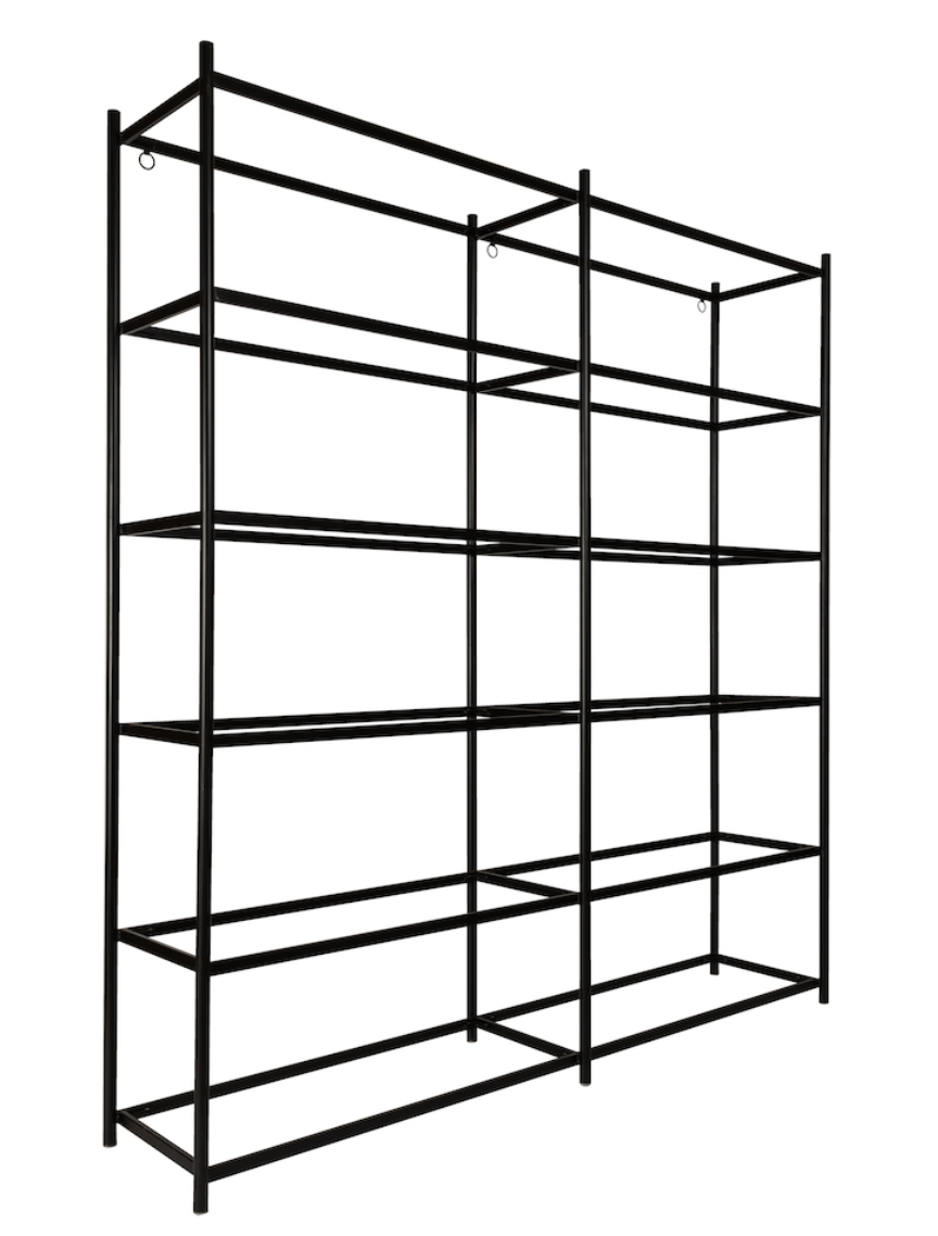 Holly 72" Bookshelf-Black