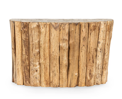 Timber 52" Petrified Teak Console Table