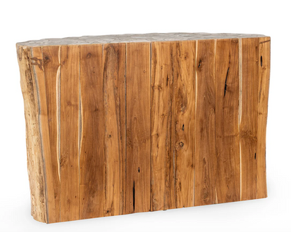 Timber 52" Petrified Teak Console Table