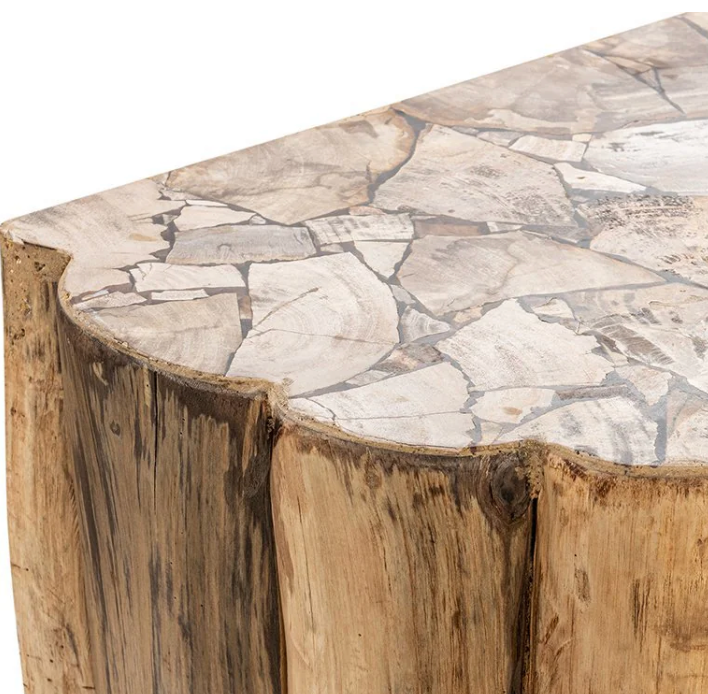 Timber 52" Petrified Teak Console Table