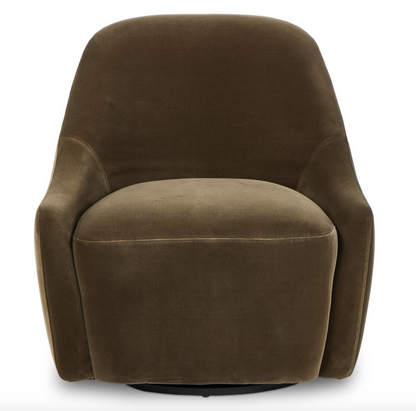 Susi Swivel Chair- Olive