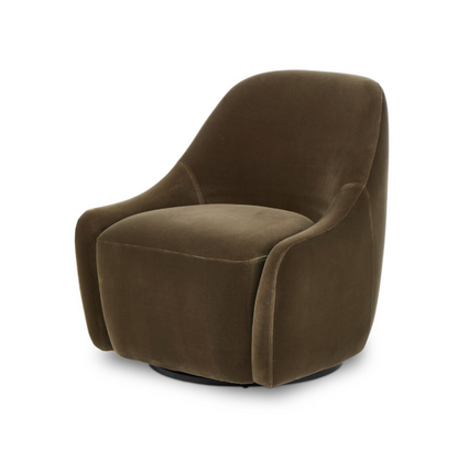 Susi Swivel Chair- Olive