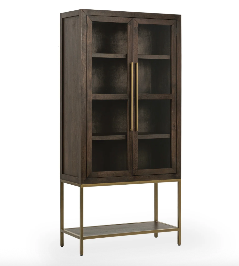 Salvatore  40" 2 Door Tall Cabinet - Espresso