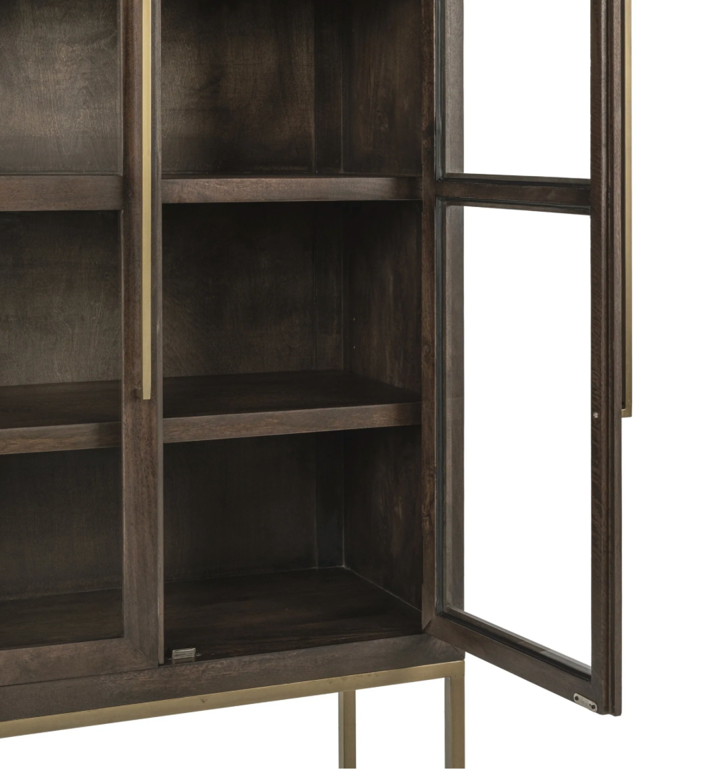 Salvatore  40" 2 Door Tall Cabinet - Espresso