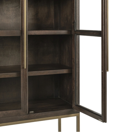 Salvatore  40" 2 Door Tall Cabinet - Espresso