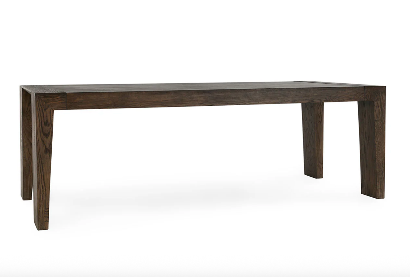 Savoy 89" Reclaimed Oak Dining Table - Espresso