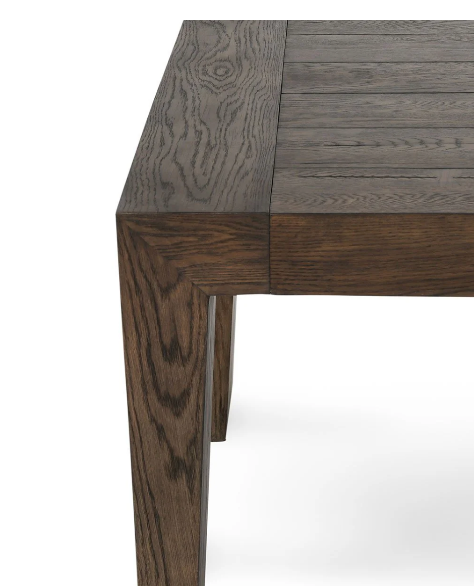Savoy 89" Reclaimed Oak Dining Table - Espresso