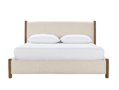Benton 76" Upholstered Queen Bed - Beige