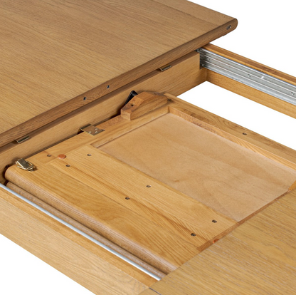 Hartford 84" - 104" Extension Dining Table - Fawn Oak