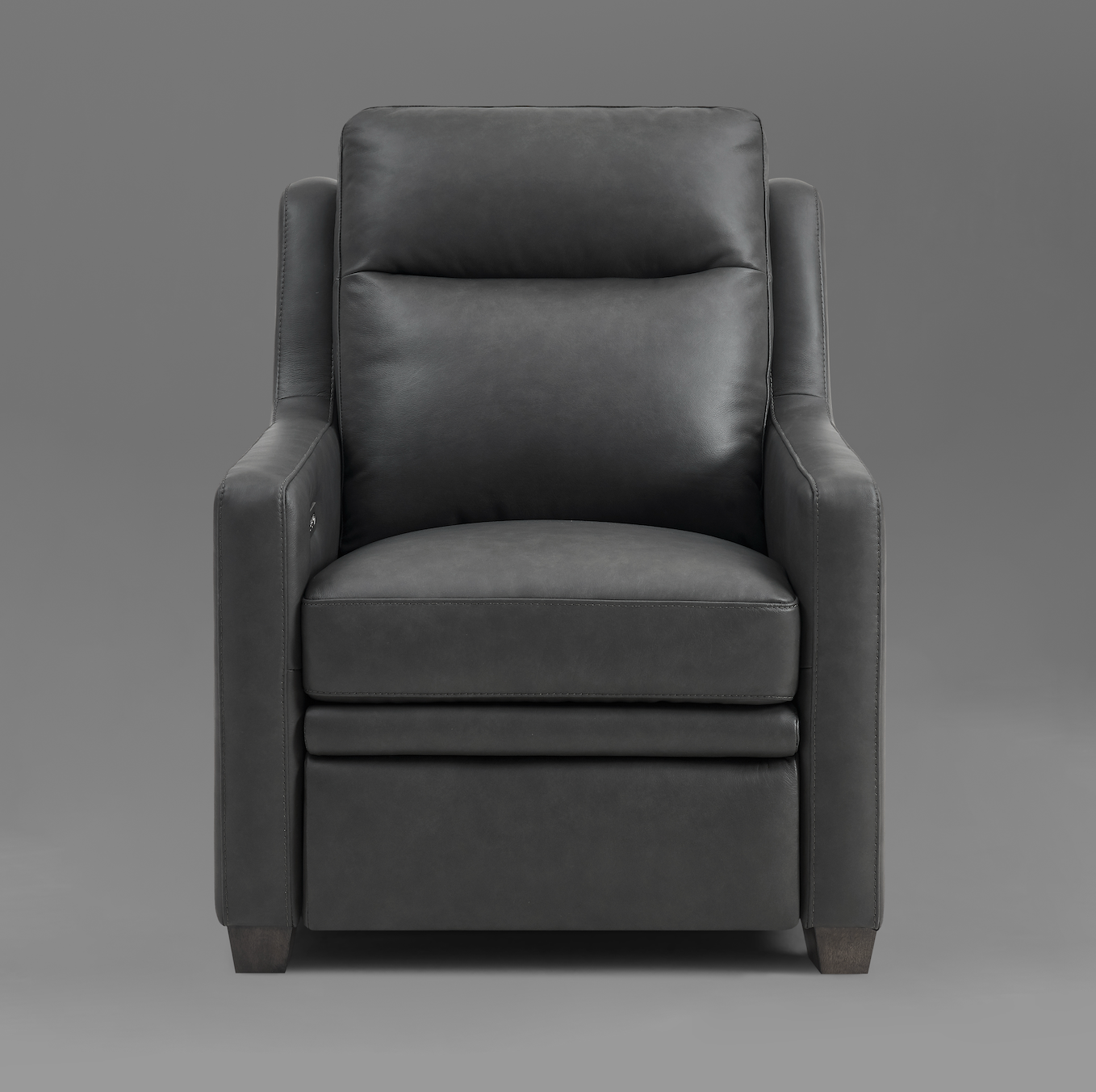 Fraser 32" Top Grain Power Motion Reclining Chair - Graphite Gray