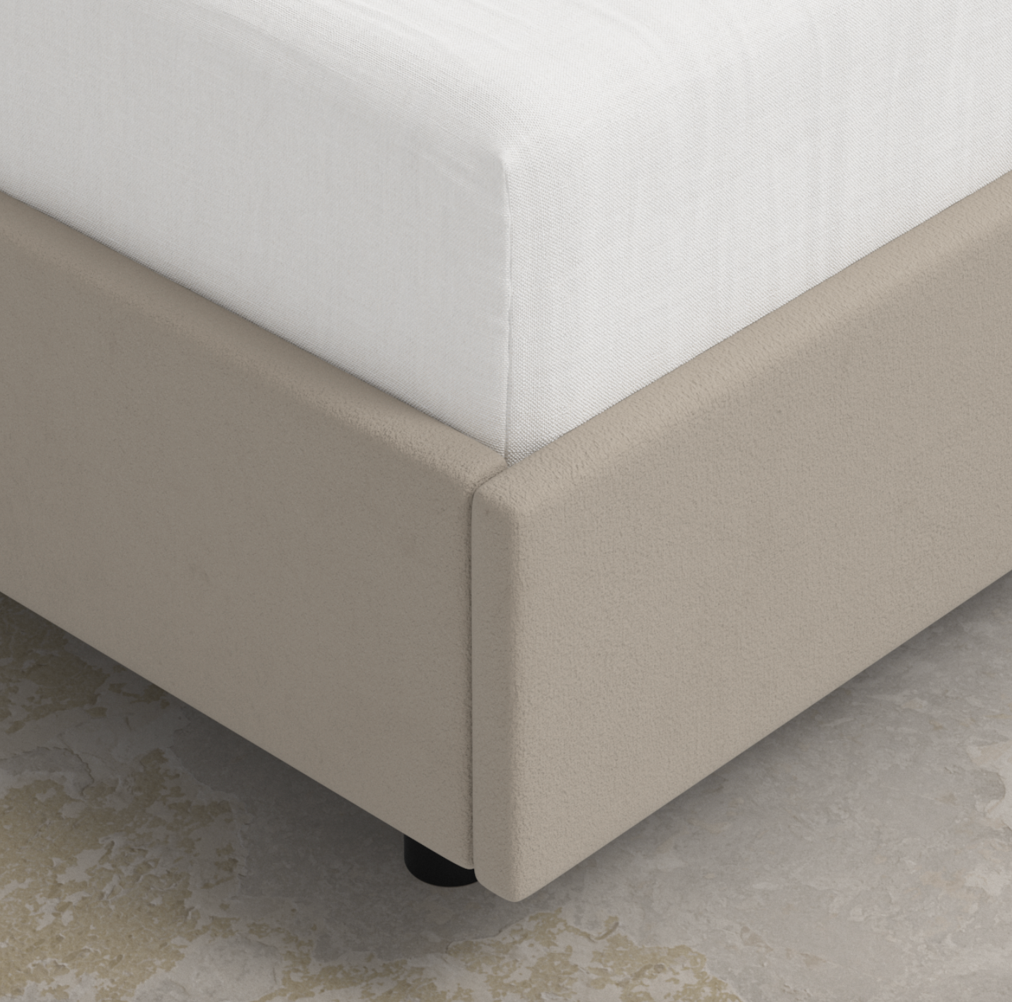 Londyn Tufted Customizable Wingback Bed