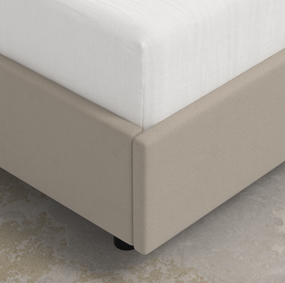 Londyn Tufted Customizable Wingback Bed