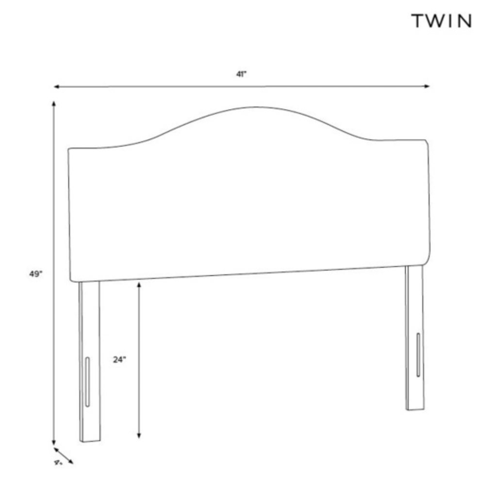 Harper Curved Customizable Bed
