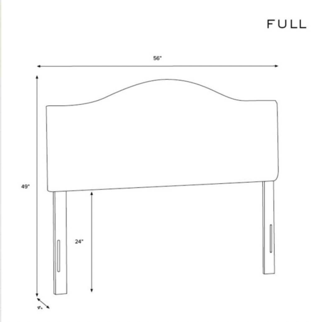 Harper Curved Customizable Bed