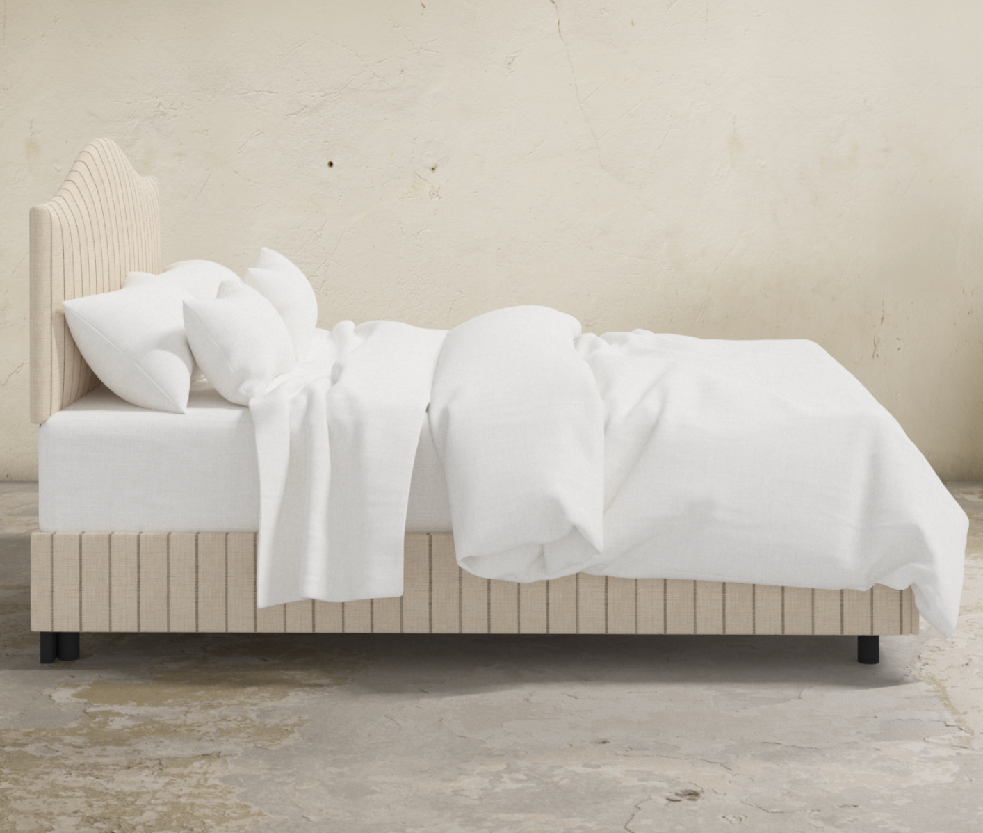 Harper Curved Customizable Bed