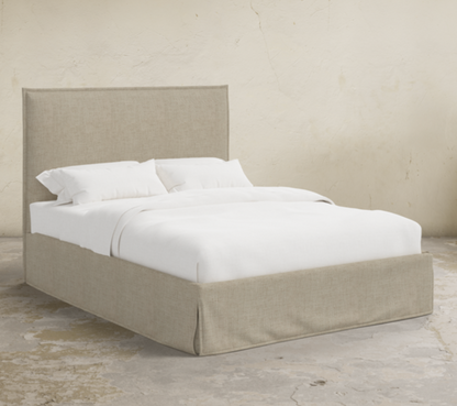 Abigail Slipcovered Customizable Bed