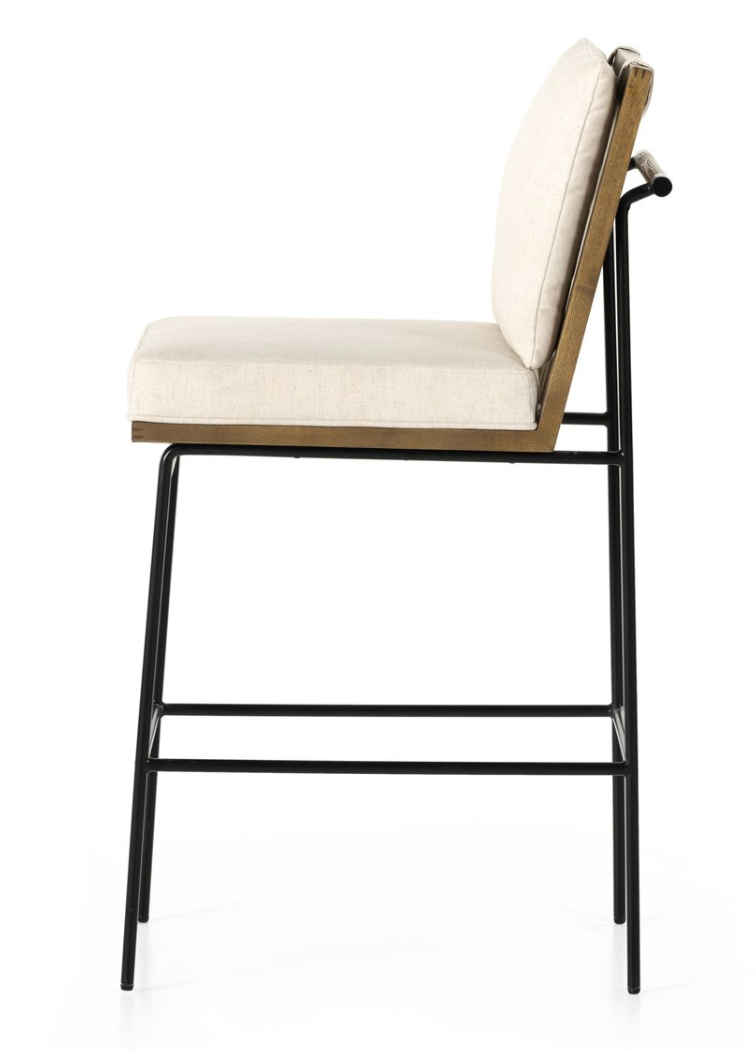 Croatia Bar Stool- Flax