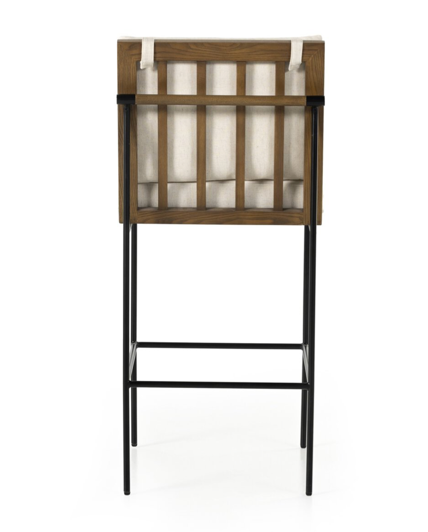 Croatia Bar Stool- Flax