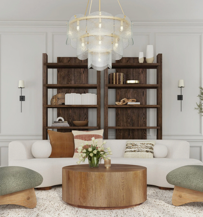 Mogli 46" Six Shelf Open Bookcase - Java