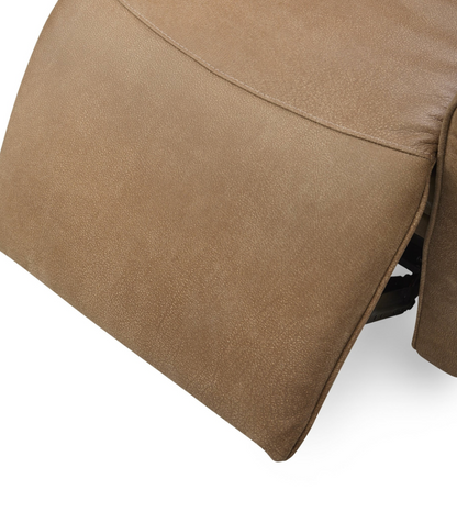 Valkerie 29" Top Grain Leather Power Recliner - Toffee