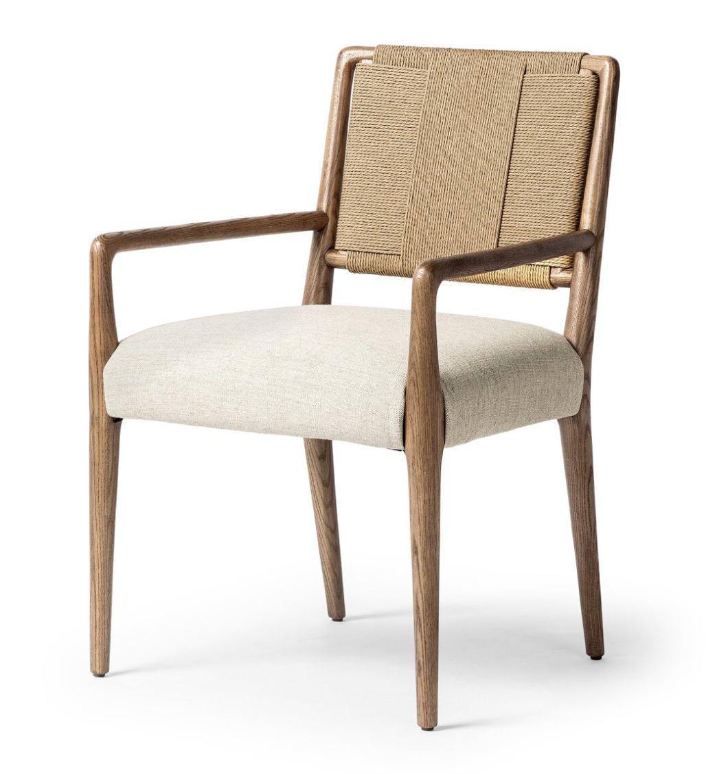 Rainey Dining Armchair- Wheat