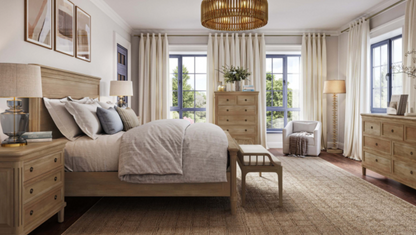 Haywood 83" Mahogany King Bed - Fruitwood