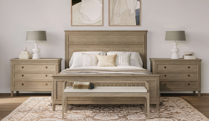 Haywood 83" Mahogany King Bed - Fruitwood