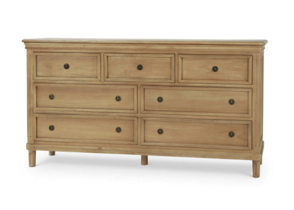 Haywood 72" Mahogany 7 Drawer Dresser - Fruitwood