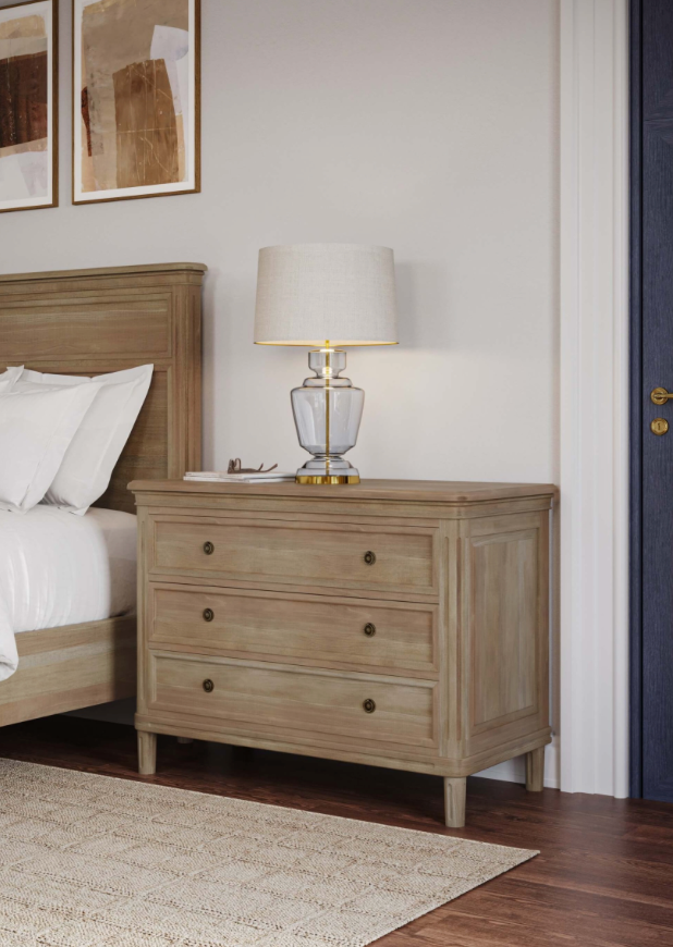 Haywood 47" Mahogany 3 Drawer Bachelor's Chest- Fruitwood