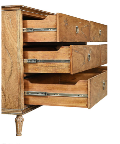 Crestwood 72" 6 Drawer Dresser - Beechwood