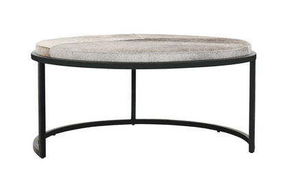 Abilene 40" Nesting Tables - Sparrow Gray + Iron